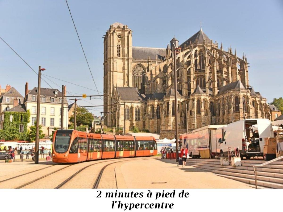 Le Myanmar - Hyper Centre - Parking - 4P Daire Le Mans Dış mekan fotoğraf